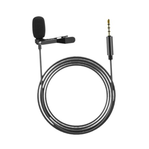 Magideal - Micrófono De Solapa Micrófono Lavalier Multipropósito Portátil Con Un Clip De Conector De 3.5 Mm En El Micrófono De La Mini Solapa Para El Teléfono En
