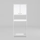 thumbnail image 3 of Estante Superior Baño 2 Puertas Blanco, 3 of 8