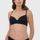 thumbnail image 3 of Sostén Mujer Base Microfibra Copa B Negro Corona, 3 of 5