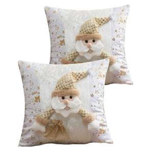 Genérico - Set De 2 Fundas De Cojin Para Navidad 3D B9