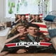 thumbnail image 2 of Top Gun Conjunto de sábanas temático, trío de piezas, cómodo y amigable con la piel, diseño único, regalo de decoración para el hogar para familiares, amigos y fans,173cm *218cm, 2 of 6