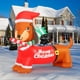 thumbnail image 2 of Goosh inflable navideño para perros, 1,5 m, con LED, para decoración exterior, 2 of 6