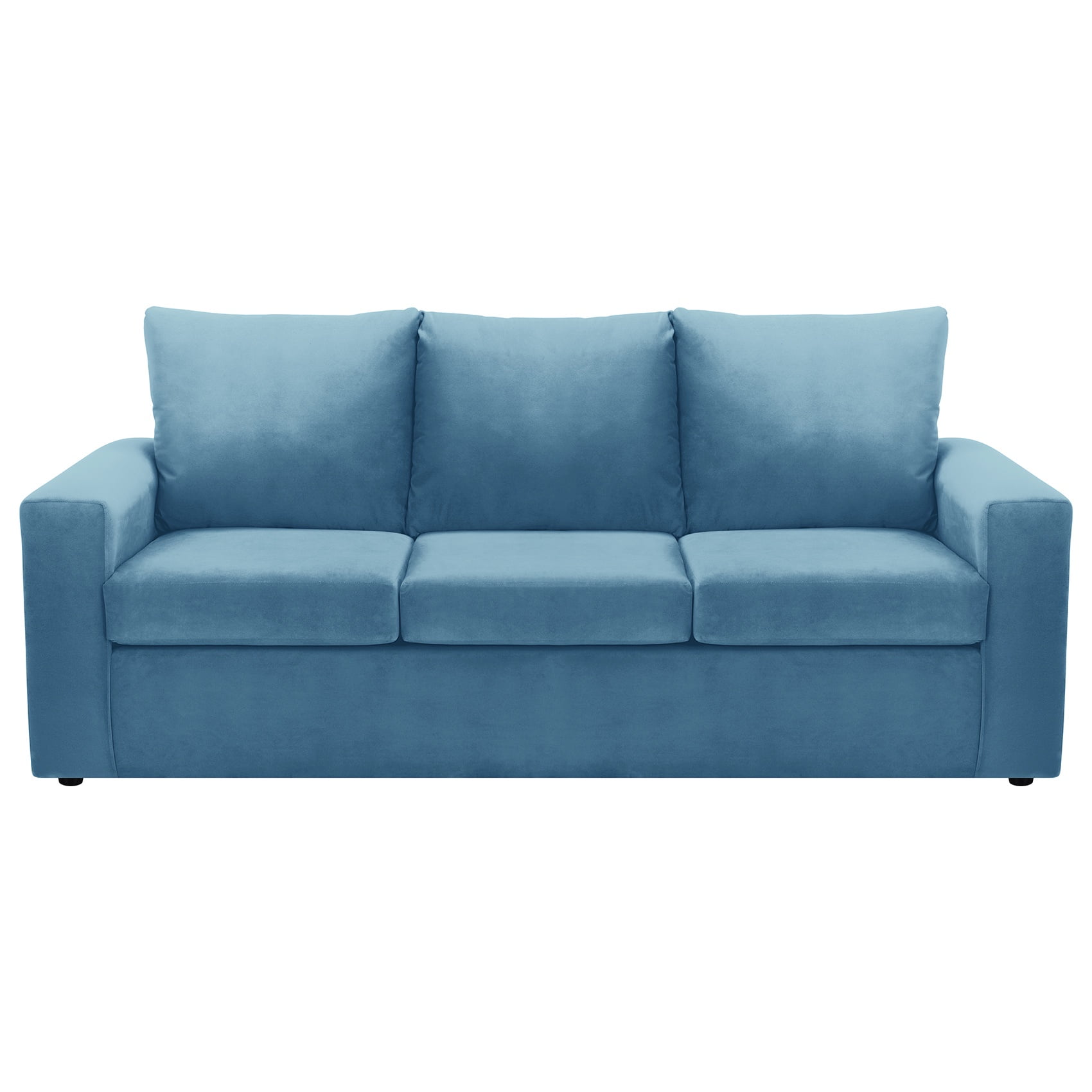 Bodevir - Sofa Kendy 3cg Felpa 30 Azul Petroleo