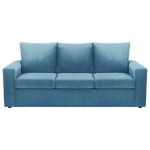 Bodevir - Sofa Kendy 3Cg Felpa 30 Azul Petroleo