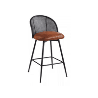 Habita2 Chile - Silla De Bar Giratoria De Ratan Marsella - Marron