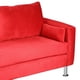 thumbnail image 3 of Sofa Sky 3 Cuerpos Felpa 12 Rojo, 3 of 5