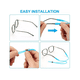 thumbnail image 3 of 5 Straps Lentes Silicona Ajustable con Ganchos Anticaída, 3 of 3