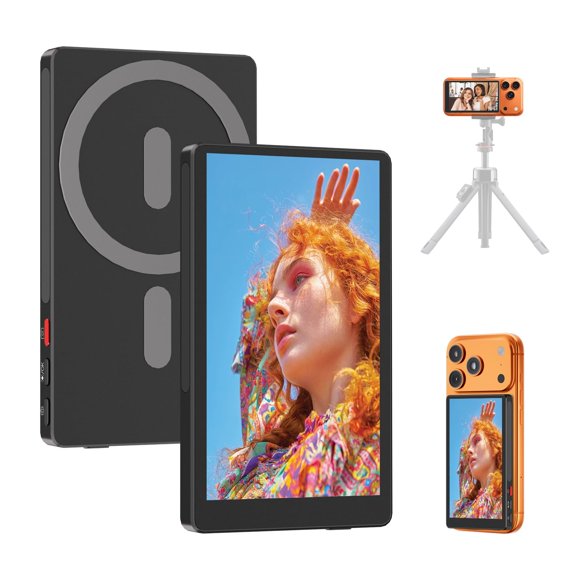 Monitor XBONFIRE 10 cm inalámbrico para selfies y vlogs – negro