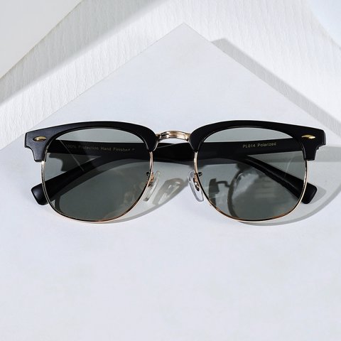 Polasup Gafas Lentes De Sol Gafas De Sol Retro Con Estilo, Protecci贸N Uv Para Exteriores