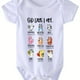 thumbnail image 1 of Infant Baby Girls Cute Animal Graphic Print Romper, Newborn Short Sleeve Round Neck Onesie Clothes, 1 of 5