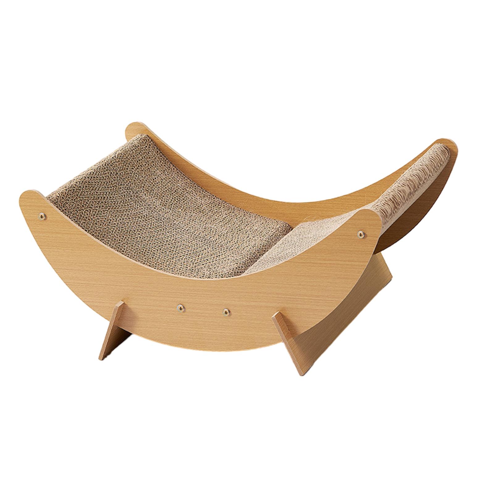 Magideal - Rascador Para Gatos, Protección De Cartón Para Muebles, Silla De Salón Para Gatos Dentro De 10Kg, Resistente Al Desgaste, Sofá, Rascador Para Gatos, C Con Soporte