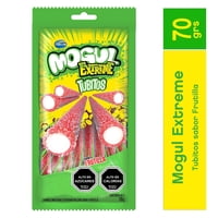 Tubitos Mogul Frutilla 70 G Arcor