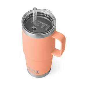 Taza Yeti Rambler De 750 Ml Con Tapa De Pajita De Acero Con Aislamiento Al Vacío