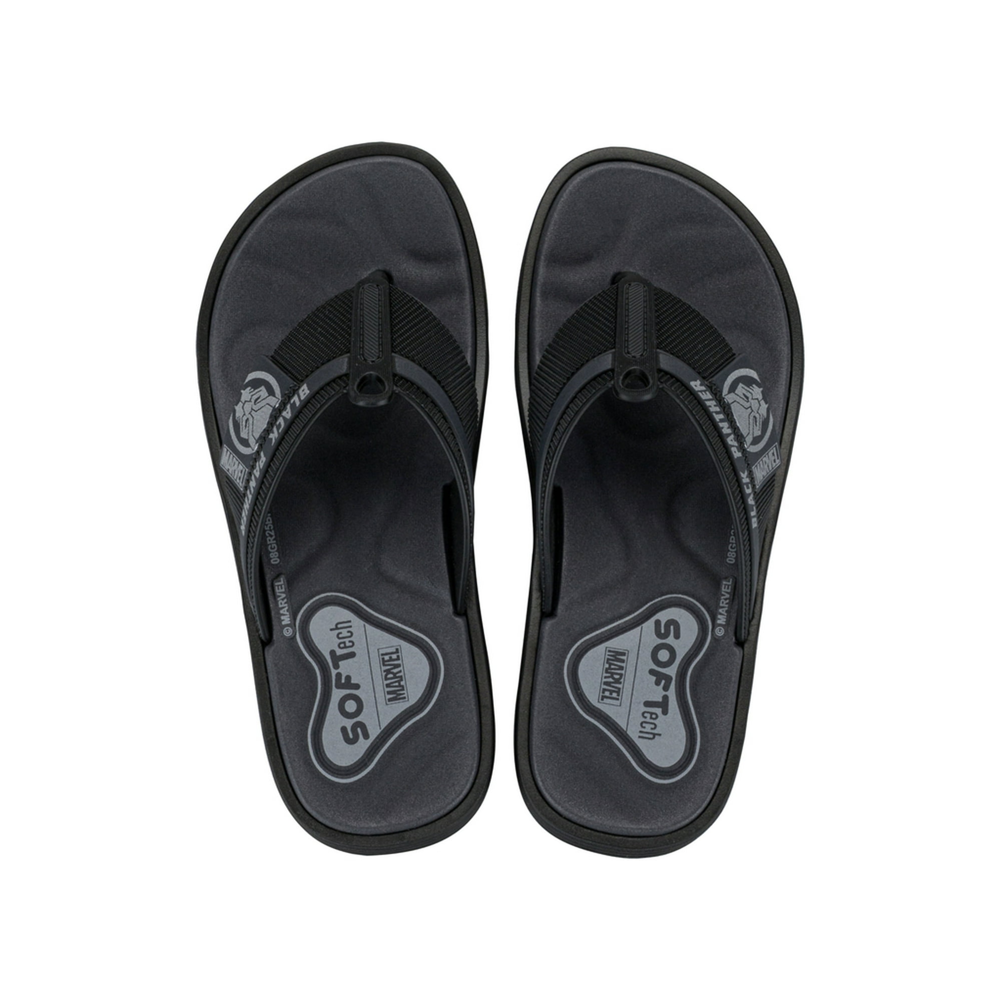 Sandalia Infantil Negro/gris Marvel Ipanema