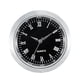 thumbnail image 1 of Reloj Redondo Inserto Pieza De Reparación Dormitorio Hogar Decorativo Manualidades DIY Mini Reloj Marco Plateado Negro, 1 of 3