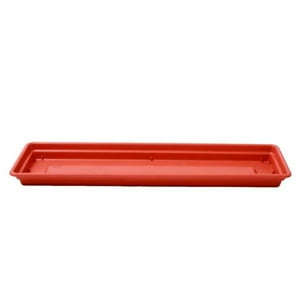Pack X4 Plato De Maceta Rectangular Dura Kotta 59Cm / Terracota – Reyplast