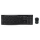 thumbnail image 1 of Combo de teclado inalámbrico Logitech K270 y mouse inalámbrico M185: teclado y mouse incluidos, batería de larga duración (negro con mouse), 1 of 3