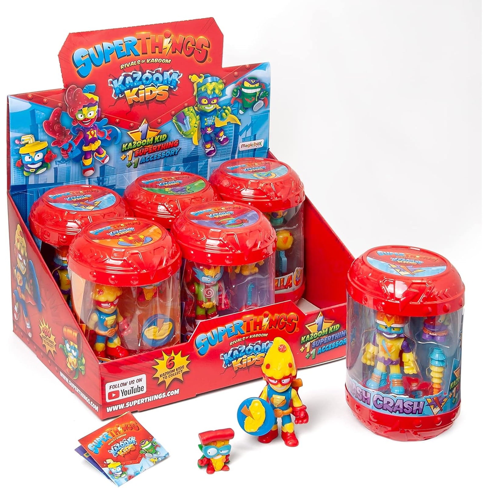 Superzings Kazoom Kids Pack 6 Kazoom Kids + 6 Superzings | Lider