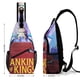 thumbnail image 2 of Ranking de Reyes Riñonera Bandolera con Estampado Integral para Hombres y Mujeres, Bolso Cruzado Gráfico de Tendencia, Mochila de Hombro Streetwear para Ciclismo y Deportes, Riñonera Versátil Casual, 2 of 6
