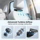 thumbnail image 4 of Ventilador coche conductor pasajero mini USB asiento trasero refrigeración 3 velocidades coches, 4 of 7