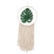 thumbnail image 3 of Macrame Dream Catche Colgante De Pared Borlas Bohemias Hotel Decor Monstera, 3 of 5