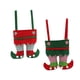 thumbnail image 2 of 2 Piezas De Bolsa De Regalo De Navidad Con Pantalones De Elfo, Decoraciones Colgantes Para Casa De Campo, Color Rojo Y Verde, 2 of 3