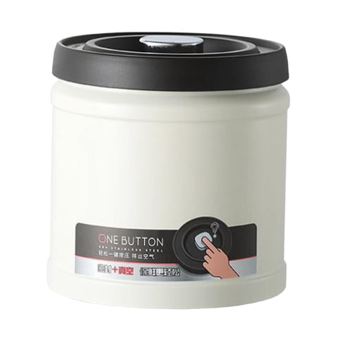 Bothyi - Recipiente De Café Al Vacío Tipo Prensa, Contenedor De Granos De Café Para Harina, Arroz, Azúcar, 1600Ml