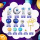 thumbnail image 2 of Adorno para pastel ZXSWEET 31 piezas Espacio Astronauta Galaxia, 2 of 7