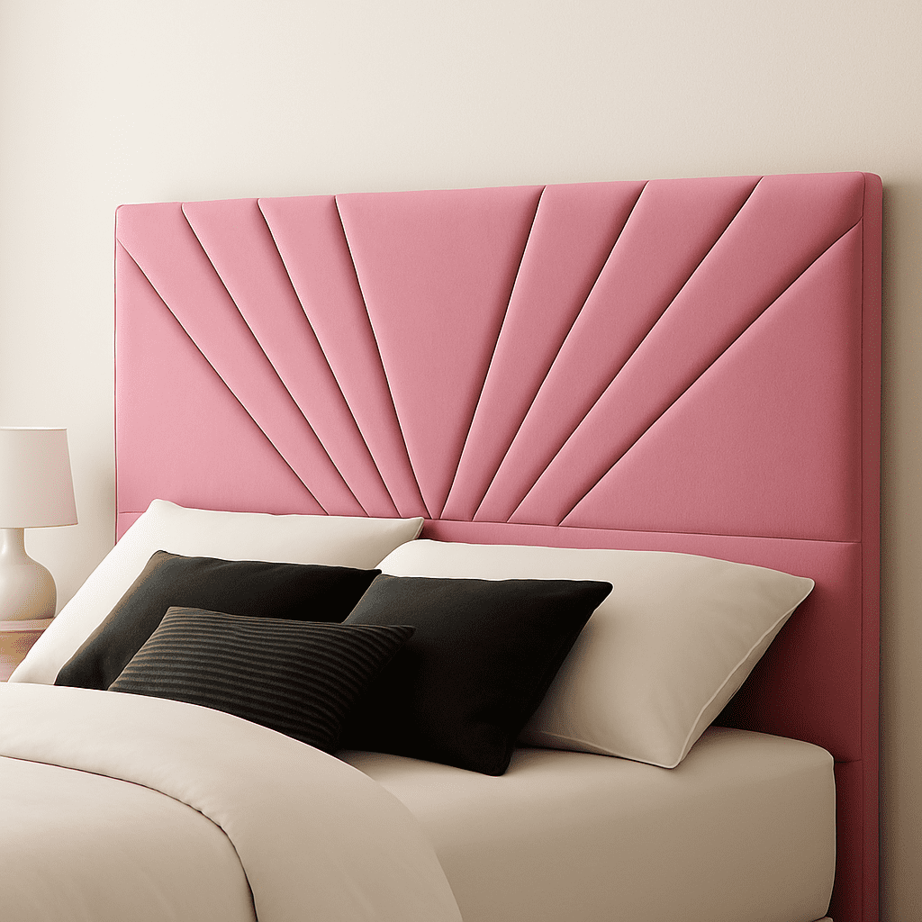 Ethan Desing - Respaldo De Cama 2 Plazas Palo Rosa Siena