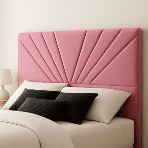 Ethan Desing - Respaldo De Cama 2 Plazas Palo Rosa Siena