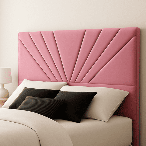 Ethan Desing - Respaldo De Cama 2 Plazas Palo Rosa Siena