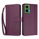 thumbnail image 3 of Funda Cartera Trébol para Motorola Moto G35 5G con Ranuras Tarjetas y Carga Inalámbrica Violeta, 3 of 6