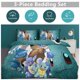 thumbnail image 5 of Squi_rtle Print Bedding Set Pattern Duvet Cove Set 3 Pieces 1 Quilt Cover And 2 Pillowcases for Women Men Teens, 5 of 5