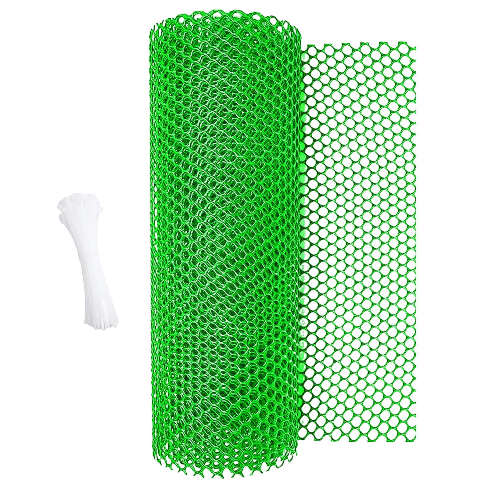 Magideal - Malla De Alambre De Pollo De Plástico Malla Floral Hexagonal Malla De Protección Decorativa Artesanía Reutilizable Para Jardín Al Aire Libre Verde