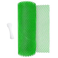 Magideal - Malla De Alambre De Pollo De Plástico Malla Floral Hexagonal Malla De Protección Decorativa Artesanía Reutilizable Para Jardín Al Aire Libre Verde