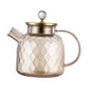 thumbnail image 2 of Jarra de vidrio, jarra de té helado, jarra para nevera, práctica jarra de jugo, recipiente para té, tetera para café, fiestas familiares y eventos 1.3L, 2 of 5