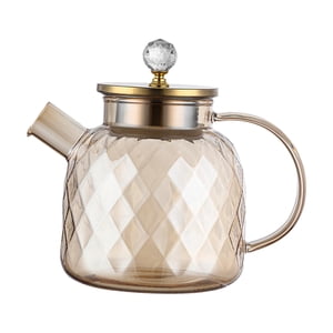 Bothyi - Jarra De Jugo, Contenedor, Jarra De Agua, Jarra De Vidrio Para Refrigerador Familiar De Jugo, 1,3 L