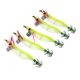 thumbnail image 2 of 5pcs Luminous Squid Jigs Se?uelos De Pesca De Agua Salada Pulpo Squid Hooks Amarillo, 2 of 5