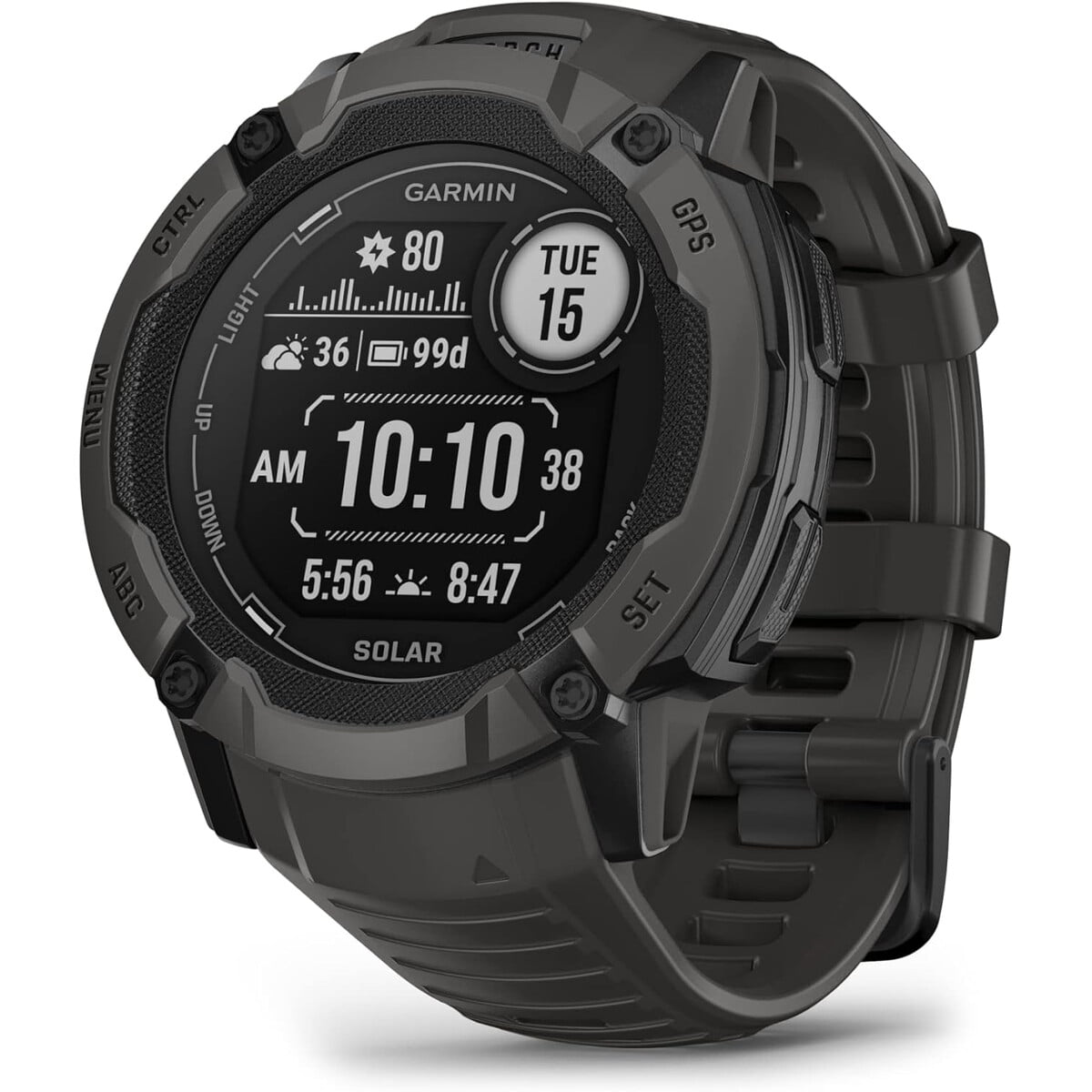 Smartwatch Garmin Instinct 2x Solar Gps 50mm Led