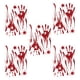 thumbnail image 5 of 5 Uds Decoraciones De Halloween Pegatinas Con Estampado De Sangre Para Decoración De Espejo Baño Huella De Mano, 5 of 5