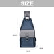 thumbnail image 2 of Bolso de hombro impermeable para hombre, bolso bandolera USB, bolso de hombro informal para hombre, tela Oxford, 2 of 5