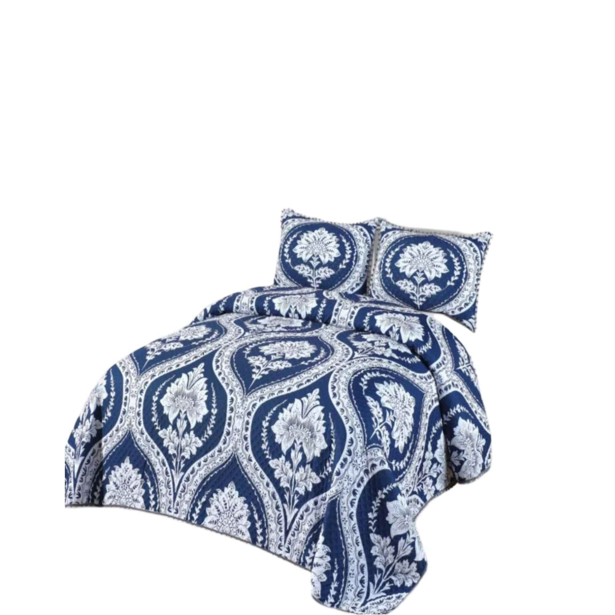 Todo Para El Hogar - Cubrecama Ligero De Verano Con Pompones - Elegantes King / Super King