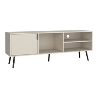 Fmfurniture - Rack Tv 65 Con 1 Puerta Abatible Fm-043B - Beige