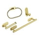 thumbnail image 1 of Juego De Accesorios De Ba?o Kit De Accesorios De Ba?o 4 Piezas Estante Toallero Juegos De Barra Dorado, 1 of 5