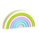 thumbnail image 2 of Apilador De Arco Iris De Madera, Puente De Arco, Juego De Juguetes Para Apilar Para Actividad, Ni?o, Macarrón, 2 of 5