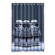 thumbnail image 1 of Cortina de ducha de Star Wars, juego de cortina de baño con ganchos, tamaño 48 x 72 pulgadas, 1 of 3