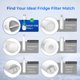 thumbnail image 2 of Filtro de agua para refrigerador Waterdrop Plus W10295370A, paquete de 2, 2 of 9