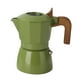 thumbnail image 1 of Moka Pots Aluminio Moda 100ml Uso En El Hogar Cafetera Estufa Cafetera Espresso Verde, 1 of 3