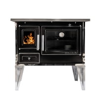 Alcazar - Cocina A Leña Calbuco L90 Negra