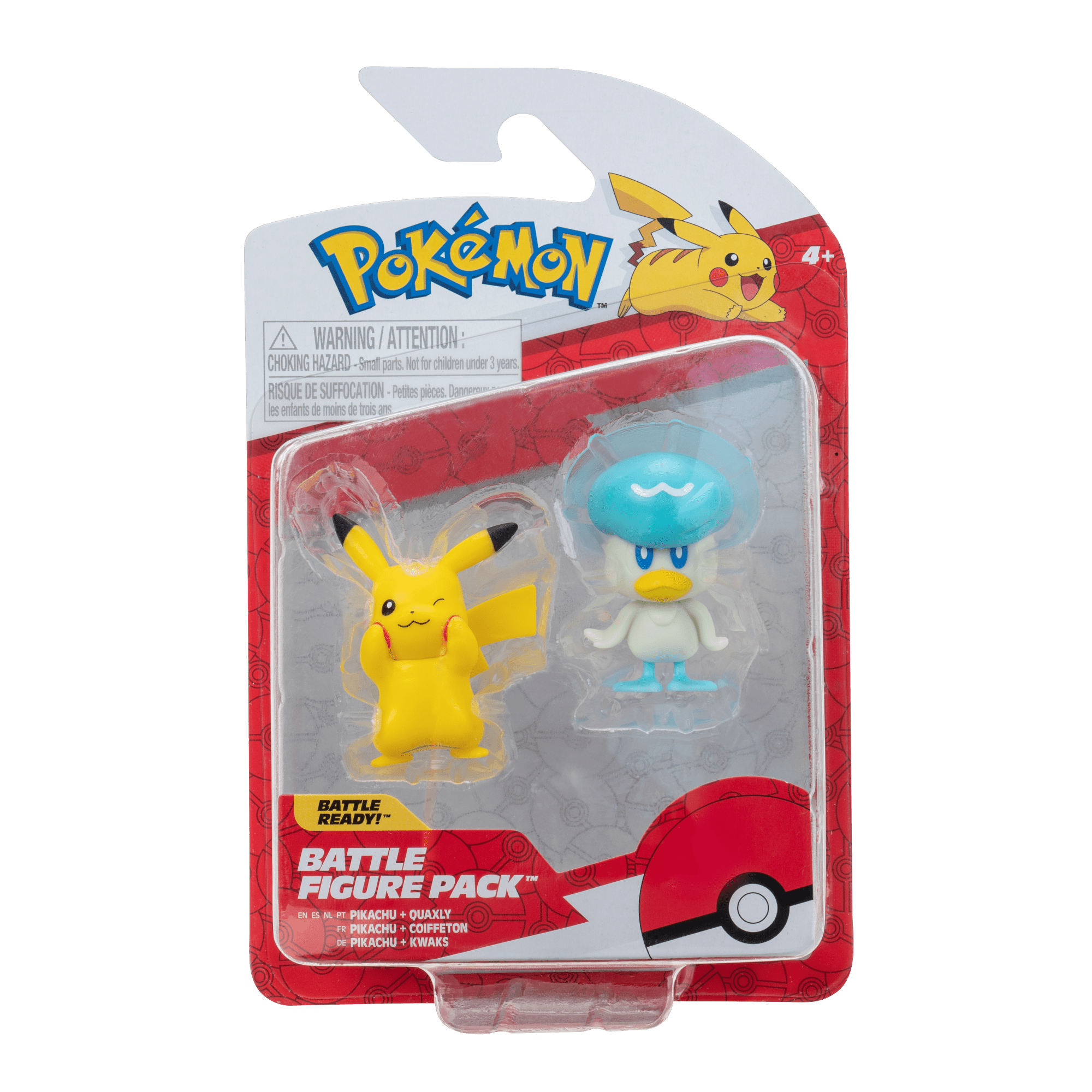 Pack Figuras De Quaxly Y Pikachu Pokemon